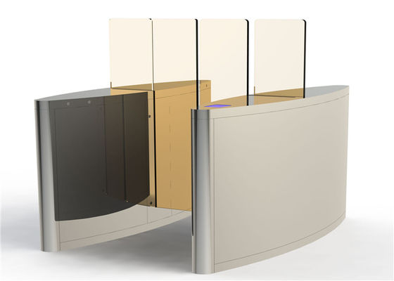 กระจกประตูหมุน Optical Barrier Turnstiles ผู้ผลิต